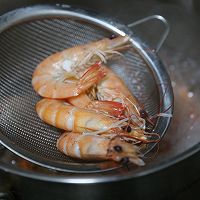 #轻食三剑客 嗨吃不怕胖#捞汁鲜虾的做法图解3