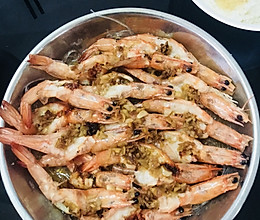 蒜蓉粉丝蒸虾的做法