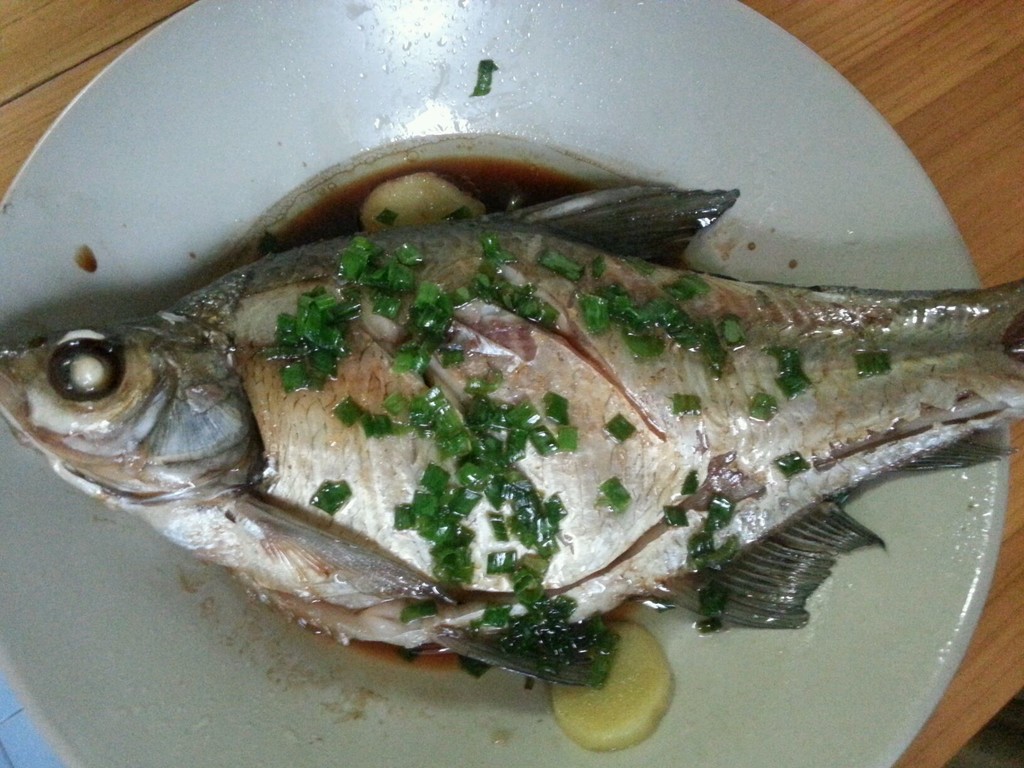 Steamed flatfish