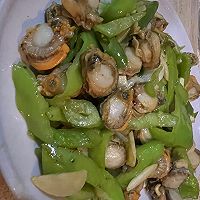 青椒扇贝的做法图解5