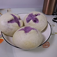紫薯开花馒头的做法图解20