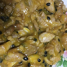 百香果炒肉片