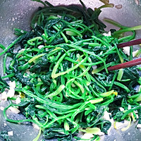 炝拌麻香菠菜#清香麻爽秒入魂#的做法图解6