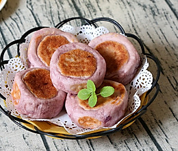 紫薯白糖馅饼的做法