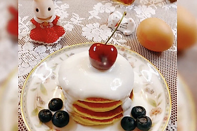 迪士尼公主的下午茶——酸奶松饼