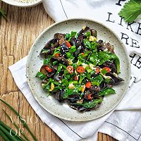 芹菜叶醋拌木耳的做法图解13