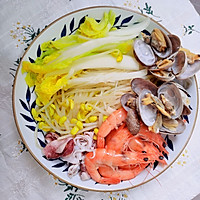 干锅海鲜的做法图解4