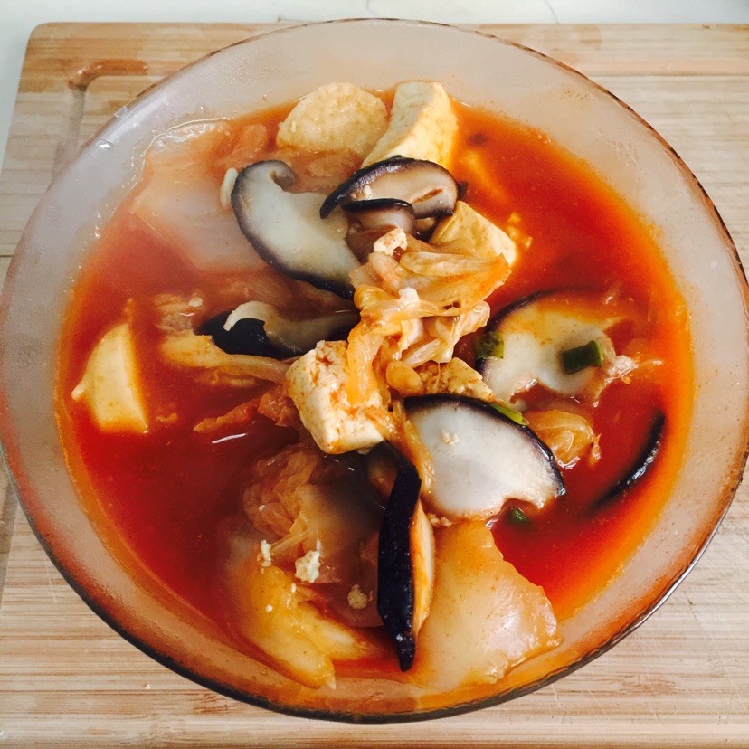 白菜豆腐汤的做法图解8