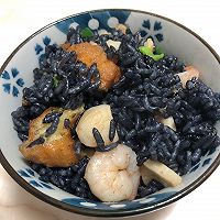 海鲜乌饭的做法图解7