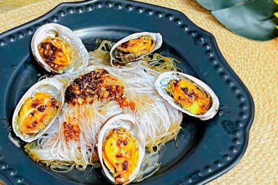 鲍鱼蒸粉丝