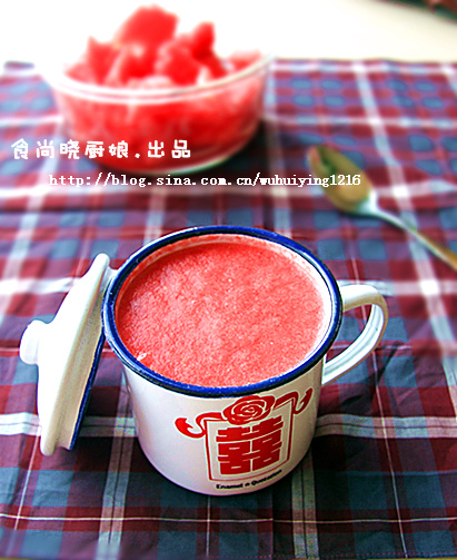 Fresh watermelon juice