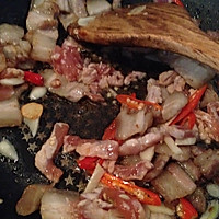 四季豆炒肉的做法图解3