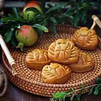 莲蓉蛋黄螃蟹月饼的做法图解14