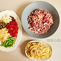 泡椒鲜笋爆鸡杂的做法图解5
