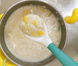奶香味黄瓜玉米粥的做法