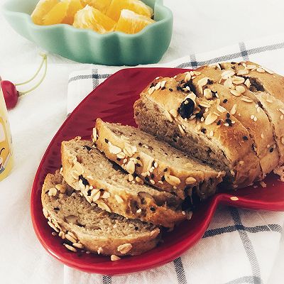 全麦减脂果仁欧包