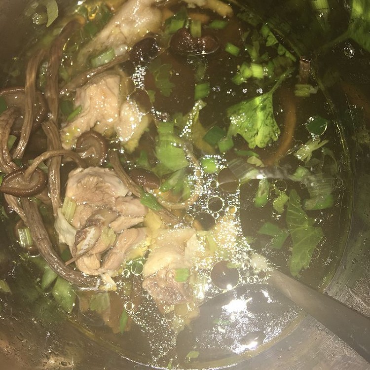 茶树菇鸡汤的做法