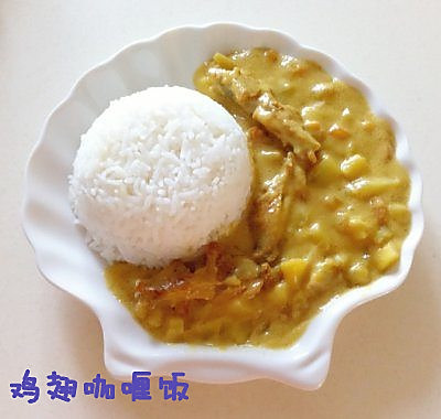 鸡翅咖喱饭