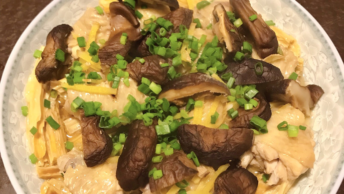 冬菇蒸鸡翅