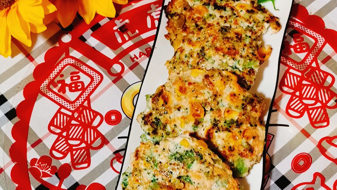 减脂餐必备～超好吃的低脂低卡鸡肉饼