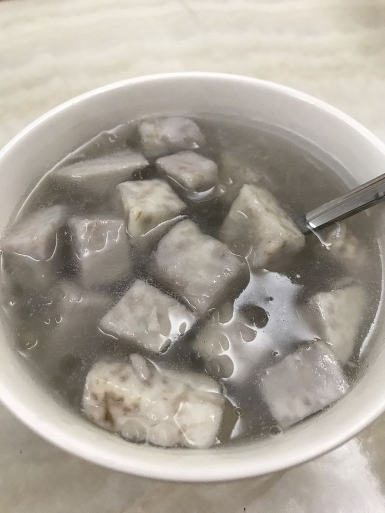 真正的椰【子】汁香芋西米露的做法