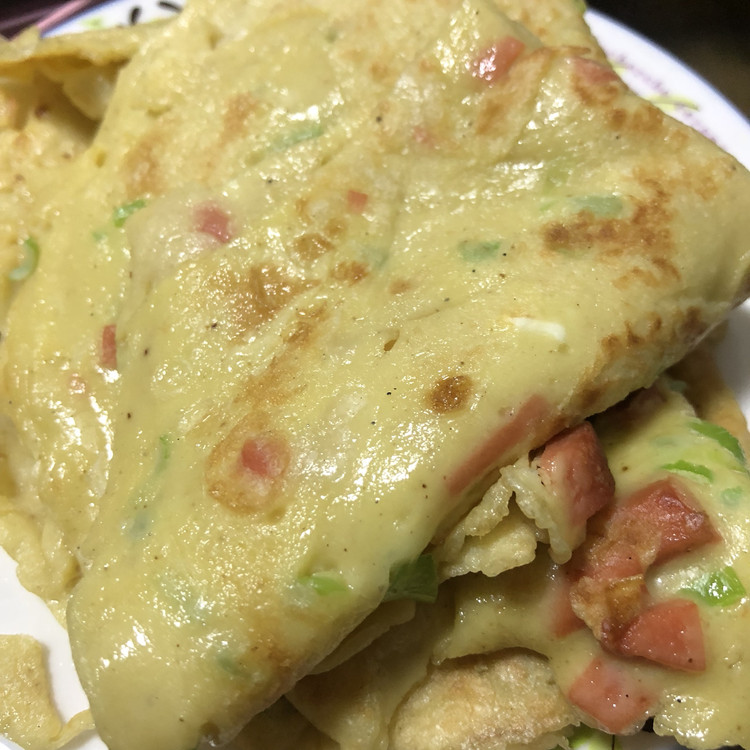家常鸡蛋葱花饼的做法