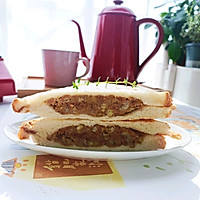 栗子花生酱三明治的做法图解10