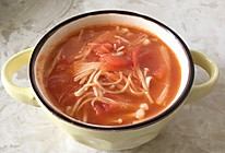 金针菇番茄汤的做法