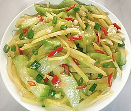 土豆炒丝瓜的做法