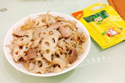 莲藕炒肉