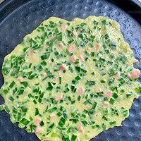 #春天的鲜味#韭菜鸡蛋饼的做法图解5