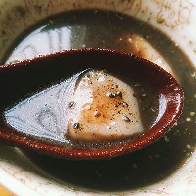 黑五谷红豆年糕汤
