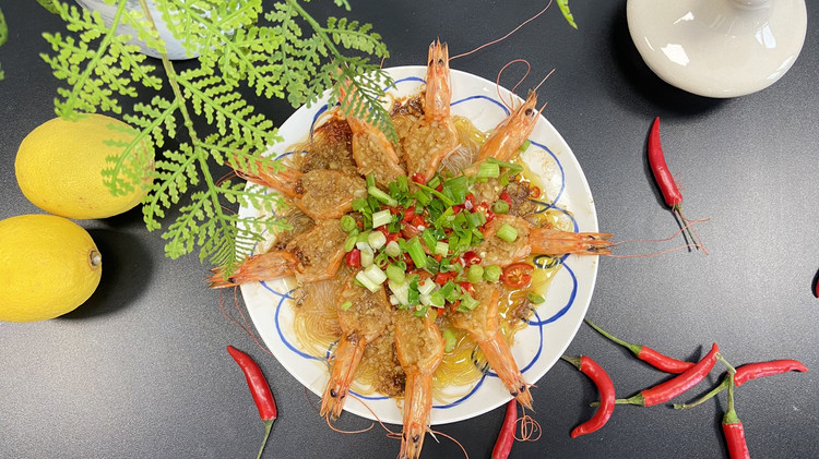 蒜蓉粉丝虾的做法