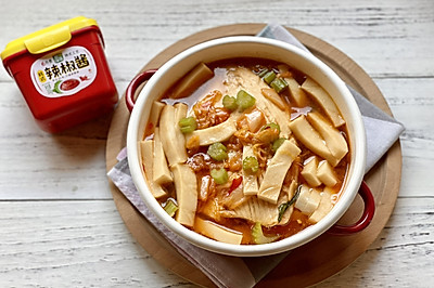 韩式三文鱼豆腐汤