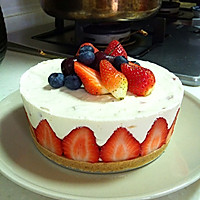 草莓冻芝士蛋糕的做法图解15