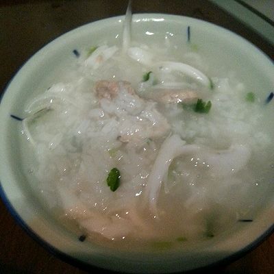 银鱼瘦肉粥