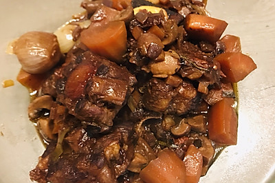 红酒烧牛尾（无油配方）