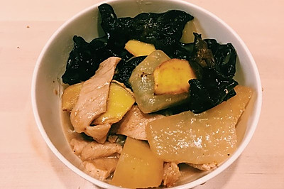冬瓜木耳炒肉片