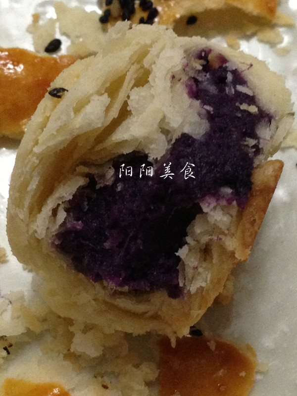 黑芝麻紫薯酥----紫色的诱惑