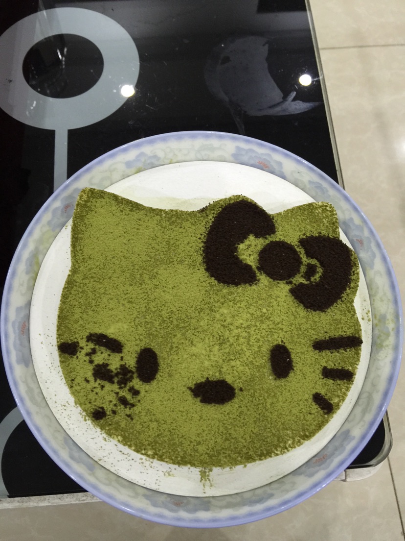 抹茶kit慕斯的做法图解8