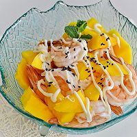 低脂美味的芒果大虾色拉的做法图解4