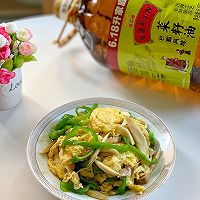 #寻味外婆乡 香满中秋宴#家常小炒杏鲍菇炒蛋的做法图解9