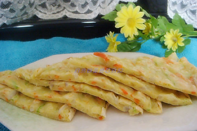 鸡蛋杂蔬饼