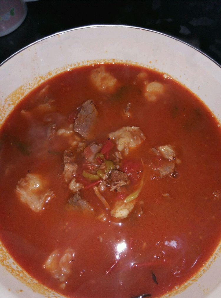 西红柿牛肉汤的做法