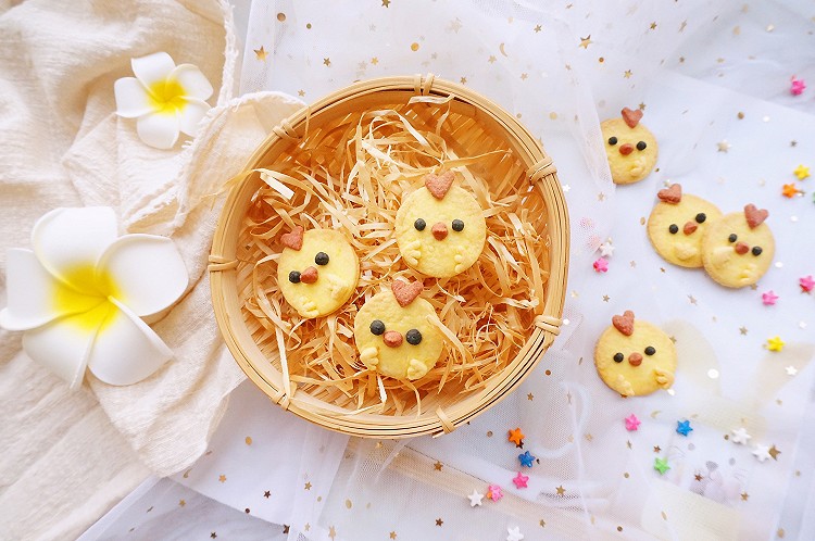 小鸡黄油饼干·萌化你的心的黄油小饼干的做法