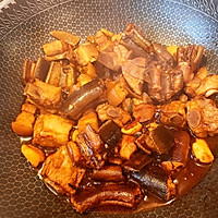 无锡本邦菜黄鳝紅烧肉的做法图解11