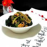 #家常菜#虾酱粉丝菠菜的做法图解10