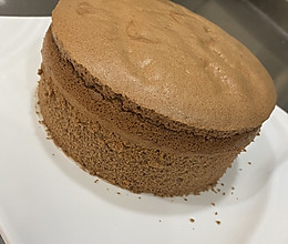 云朵般口感的巧克力戚风蛋糕（6寸配方）的做法
