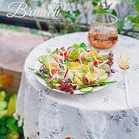 #一起土豆沙拉吧#大虾土豆杂菜花环沙拉的做法图解18