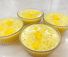 芒果椰汁西米捞的做法